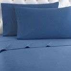 Micro Flannel® Solid Sheet sets //Smokey Mt Blue (Twin)