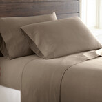 Micro Flannel® Solid Sheet sets //Hazelnut (Twin)