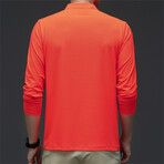 Logo Shoulder 1/4 Zip // Orange (S)