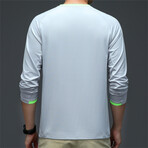 Tipped Collar Crew // Gray (XS)