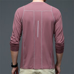 Back Strip Crew // Dark Red (XS)