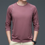 Back Strip Crew // Dark Red (XS)