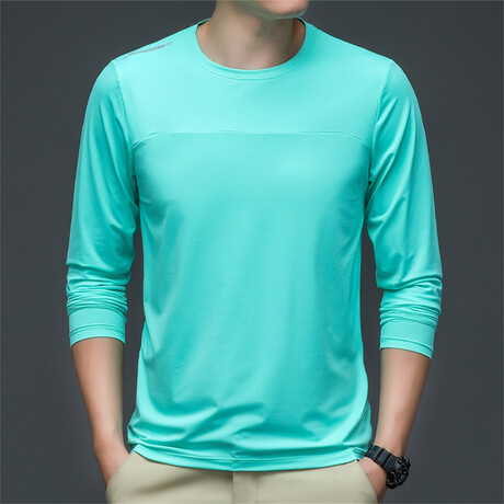 Logo Shoulder Crew // Light Green (XS)