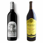 Caymus Cabernet Sauvignon and Silver Oak 2019 Alexander Valley Cabernet Sauvignon // Set of 2 // 750 ml Each