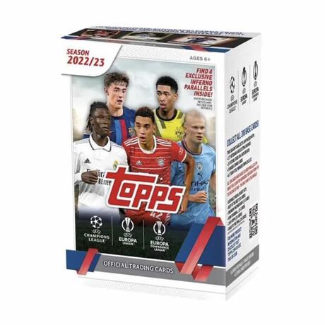 2022-23 Topps UEFA Champions League Soccer Blaster Box // Sealed Box Of Cards