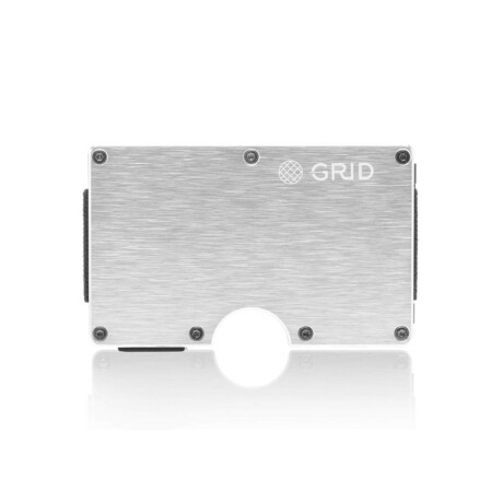 GRID Wallet // Silver Aluminum + SMRTKey