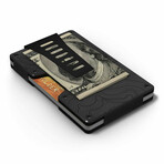 GRID Wallet // Black Humvee Aluminum Wallet + SMRTKey