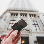 GRID Wallet // Carbon Fiber + SMRTKey