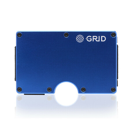GRID Wallet // Blue Aluminum + SMRTKey