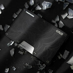GRID Wallet // Black Humvee Aluminum Wallet + SMRTKey