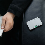 GRID Wallet // Silver Aluminum + SMRTKey