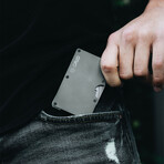 GRID Wallet // Gunmetal Aluminum + SMRTKey