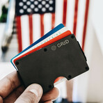 GRID Wallet // Gunmetal Aluminum + SMRTKey