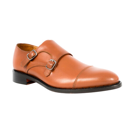 Roosevelt II Double Monk Strap // Tan (US: 7)