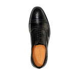 Ford Cap-Toe Quarter Brogue Rubber Sole // Black (US: 10)