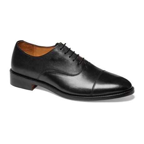 Clinton Cap-Toe Oxford // Black (US: 7)