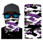 Multi Purpose Mask // Camaflouge Purple Print