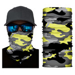 Multi Purpose Mask // Camaflouge Yellow Print