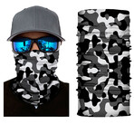 Multi Purpose Mask // Camaflouge Gray Print