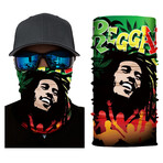 Multi Purpose Mask // Bob Marley Reggae Print