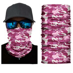 Multi Purpose Mask // Small Camaflouge Pink Print