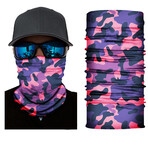 Multi Purpose Mask // Large Camaflouge Pink Print