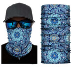 Multi Purpose Mask // Blue Paisley Print