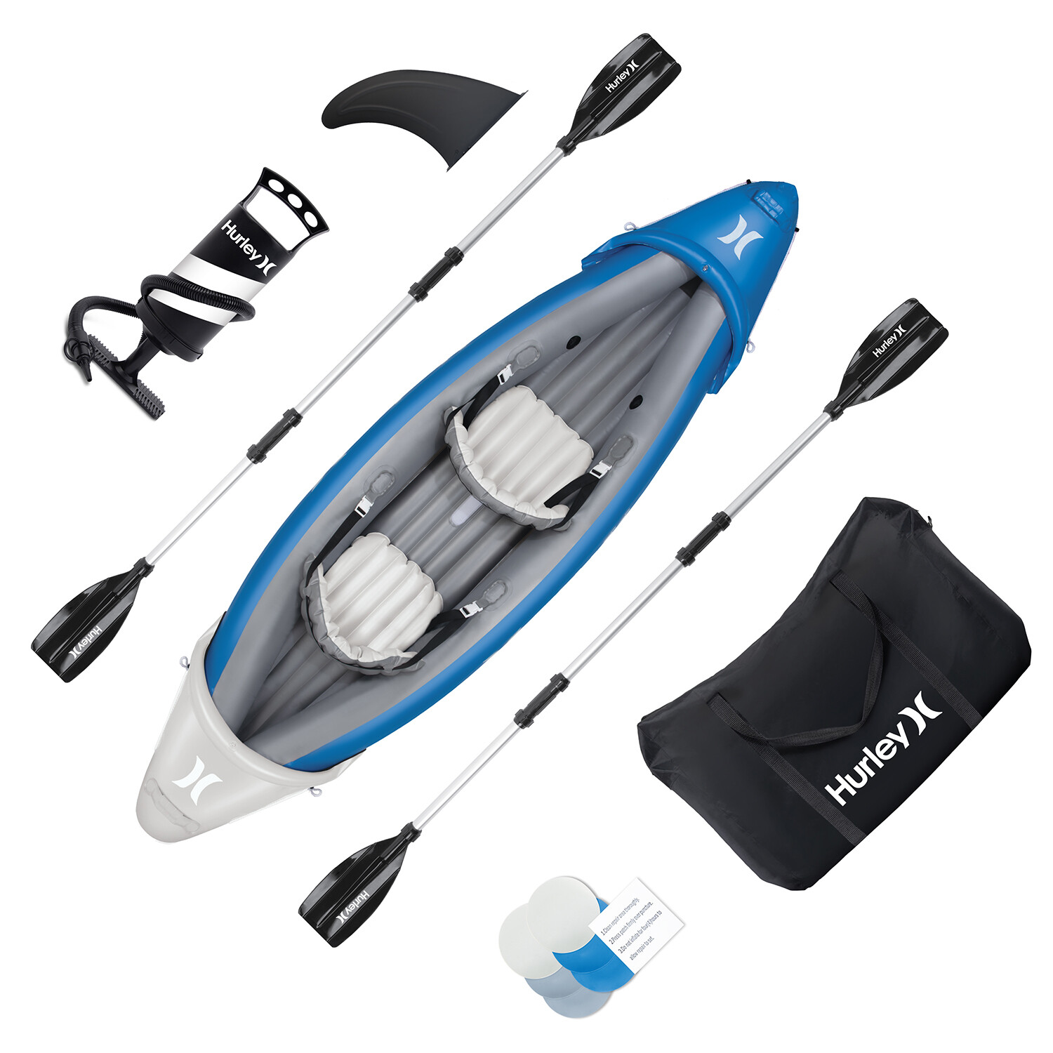 Hurley Tandem Inflatable Kayak - Hurley Tandem Inflatable Kayak - Touch ...