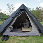 Ichi One Pole Tent // Small // Black