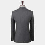 2 Button Wool Suit // Light Gray Melange (L)