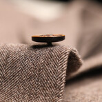 2 Button Wool Suit // Brown Melange (L)