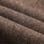 2 Button Wool Suit // Brown Melange (L)