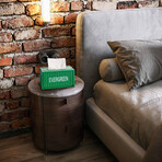 Shipping Container Tissue Box // Green