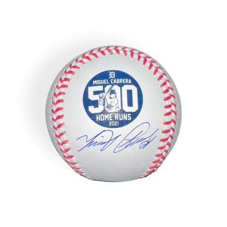 MLB Miguel Cabrera 500 Home Runs Commemorative Baseball