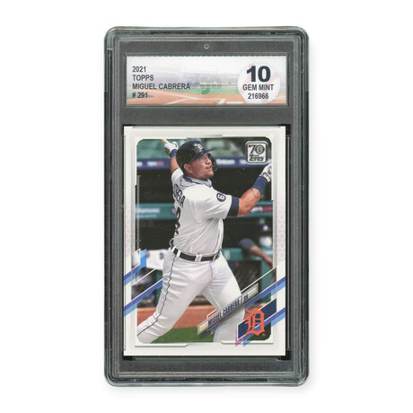 Miguel Cabrera // 2021 Topps // DGA 10 Gem Mint