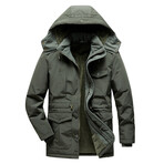 288861 Parka Jacket // Army Green (2XL)