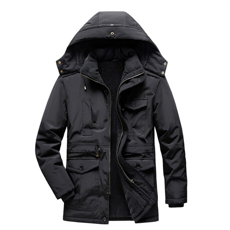 288861 Parka Jacket // Black (XS)