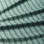 Ultralight Towel: Modern Stripe Green