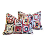 Contemporary Geometric Pillows // Set Of 2