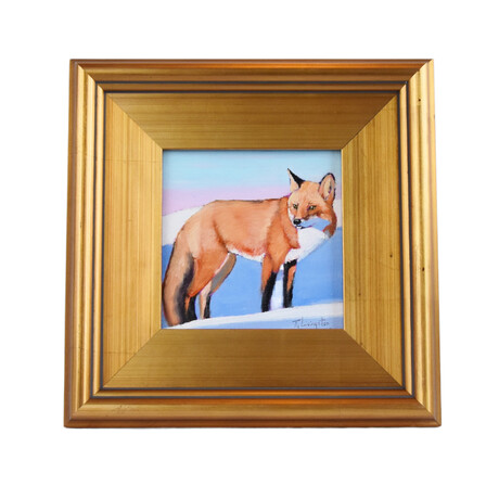 Nature Wildlife Red Fox Oil Painting