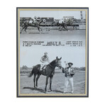 Vintage Horse & Jockey Racing Photos // Set Of 2