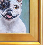 Original Bulldog Frenchie Dog Portrait