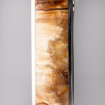 Genuine Mammoth Tusk Ingot Pendant with 18" Sterling Necklace // 15.8g