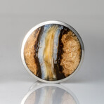 Genuine Mammoth Tooth Fossil Cufflinks