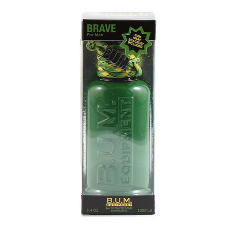 Bum Equipment Brave For Men EDT Spray W/ Wrap Bum Bracelet 3.4 oz. // 3.4 oz.