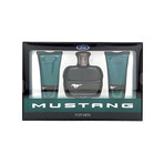Mustang Green Set - 3.4 oz. EDT Spray/ 3.4 oz. Hair Body Wash/ 3.4 oz. Aftershave Balm // Set
