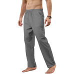 007 Regular Fit Cotton Linen Pants // Gray (XS)