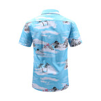 Hawaiian Shirt // Light Blue (M)