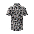 Hawaiian Shirt // Black + Gray (XL)