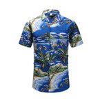Hawaiian Shirt // Blue (L)